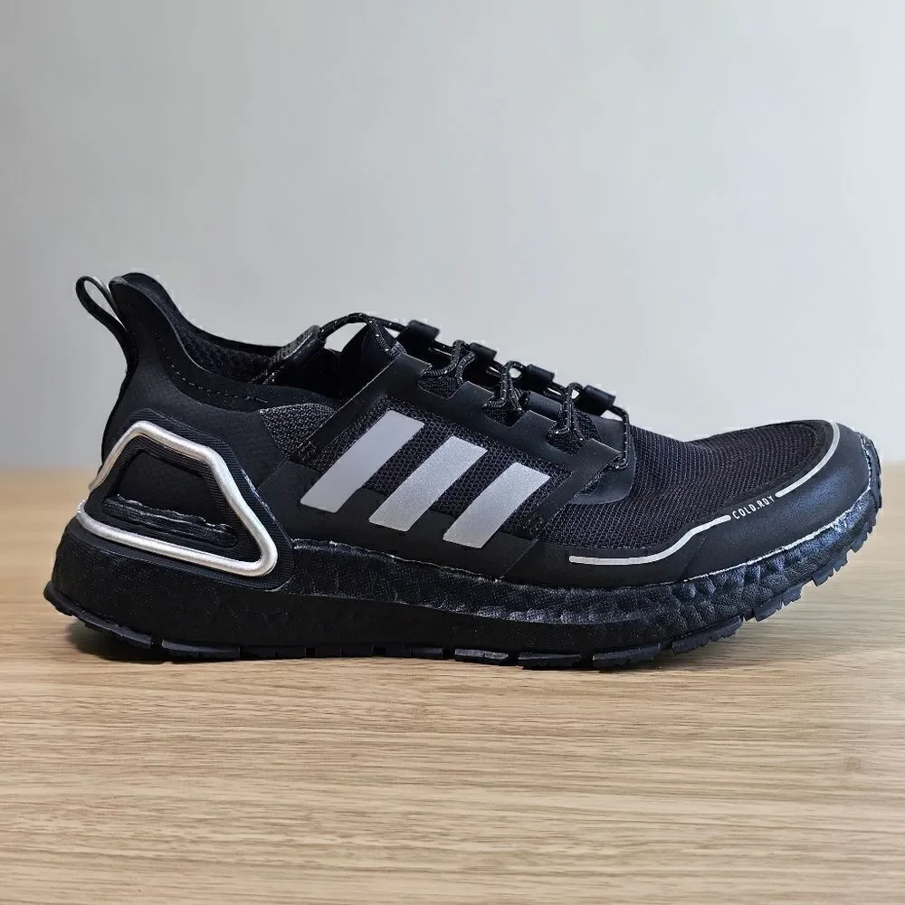 Adidas Ultraboost 20 Cold Ready Running Shoes Women’s 6 Black Silver Q46487 New